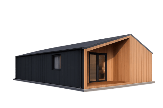 Hybrid Two Bed Log Cabin